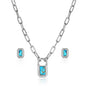 Montana Silversmiths Western Lifestyle Crafted Turquoise Jewelry Set