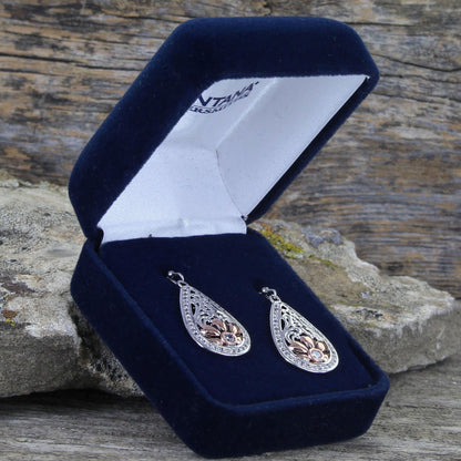 Montana Silversmiths Gates of the Mountains Wildflowers Earrings - ER3941