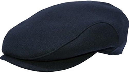 Wigens Carl Men's Classic Longshoreman 100% Wool Ivy Cap with Earflaps