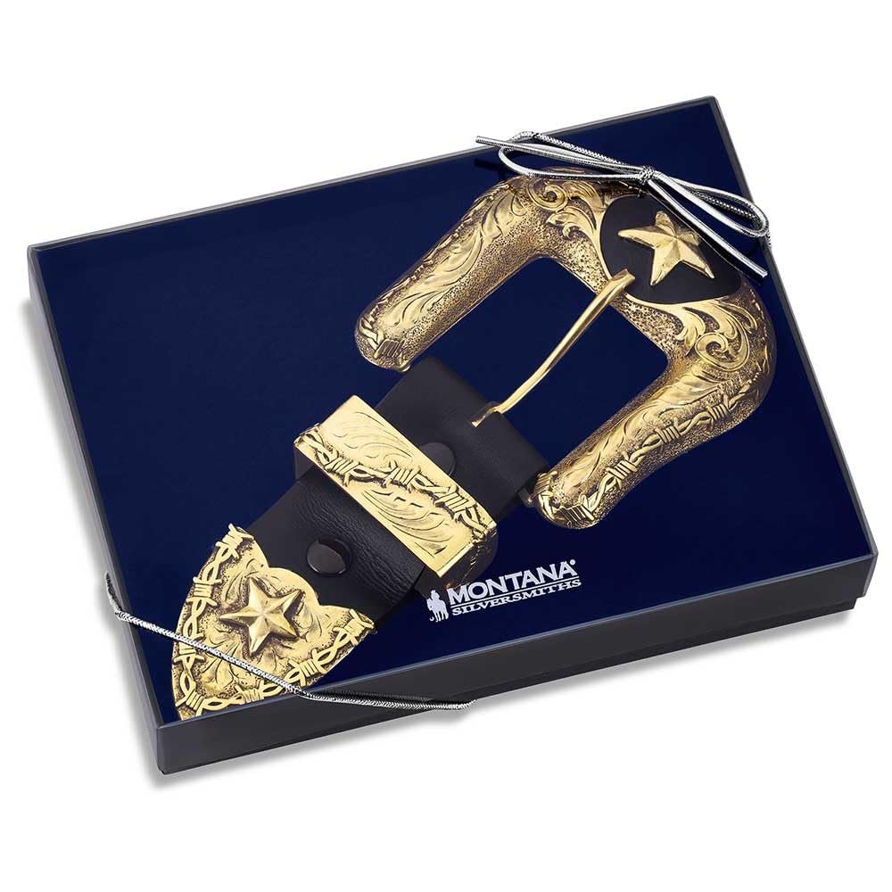 Montana Silversmiths Western Lifestyle 3 Piece Buckle Set