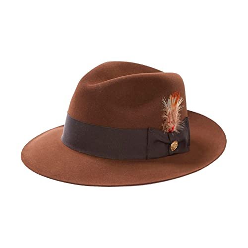 Stetson Temple Fur Felt Fedora Hat