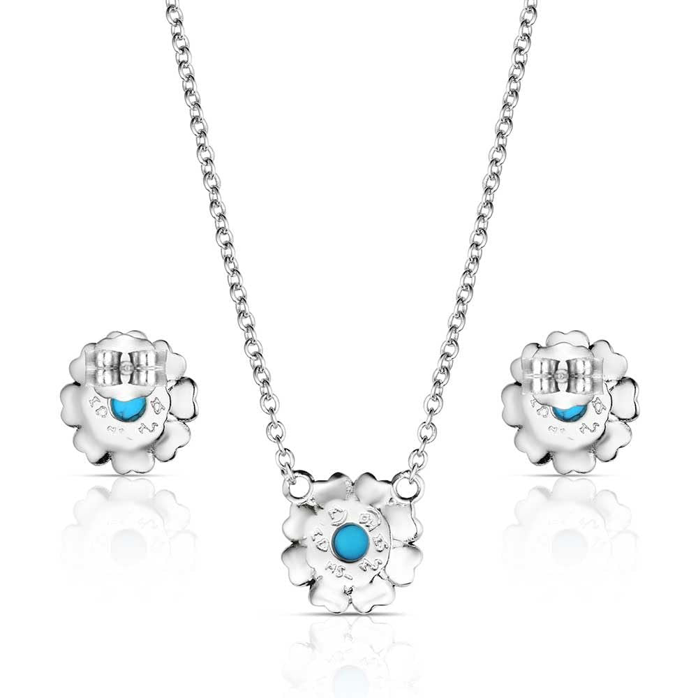 Montana Silversmiths Western Lifestyle Crafted Turquoise Jewelry Set