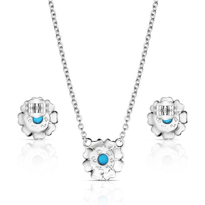 Montana Silversmiths Western Lifestyle Crafted Turquoise Jewelry Set