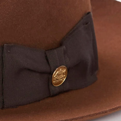 Stetson Temple Fur Felt Fedora Hat