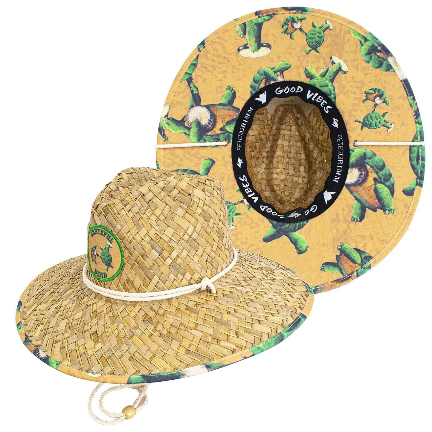Peter Grimm, Grateful Dead Lifeguard Sunhats, Straw Unisex