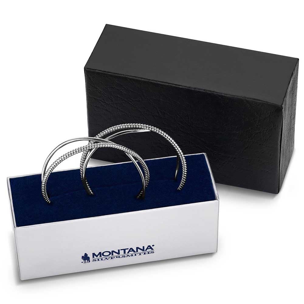 Montana Silversmiths Western Lifestyle Hoop Stud/Post Earrings