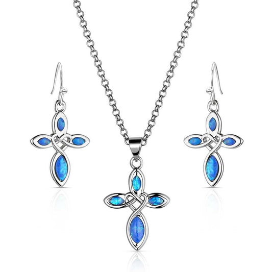 Montana Silversmiths Western Lifestyle Cross Jewelry Set