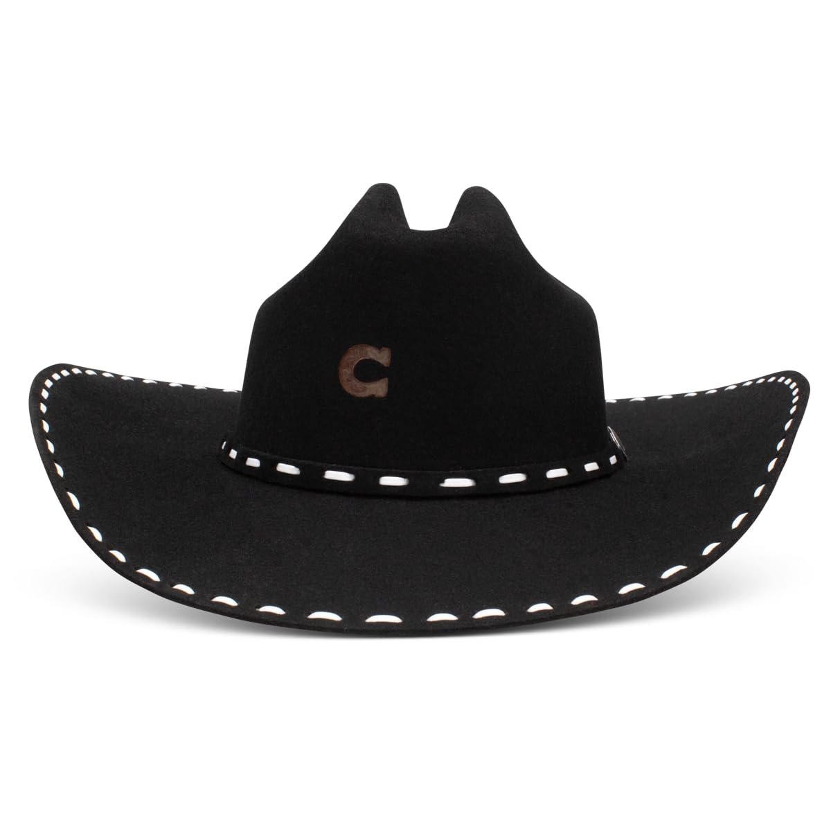 Charlie 1 Horse Black Buck Snort Hat