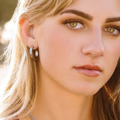 Montana Silversmiths Western Lifestyle Hoop Stud/Post Earrings