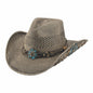 Bullhide Fashion Straw Collection Spirit of The West Cowboy Hat in Size Small Black