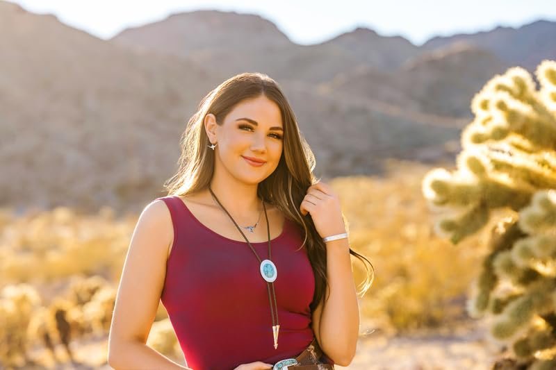 Montana Silversmiths Western Lifestyle Braided Leather Cord Silver Finished Arrow Pointed Tips Southwestern Style Bolo Tie