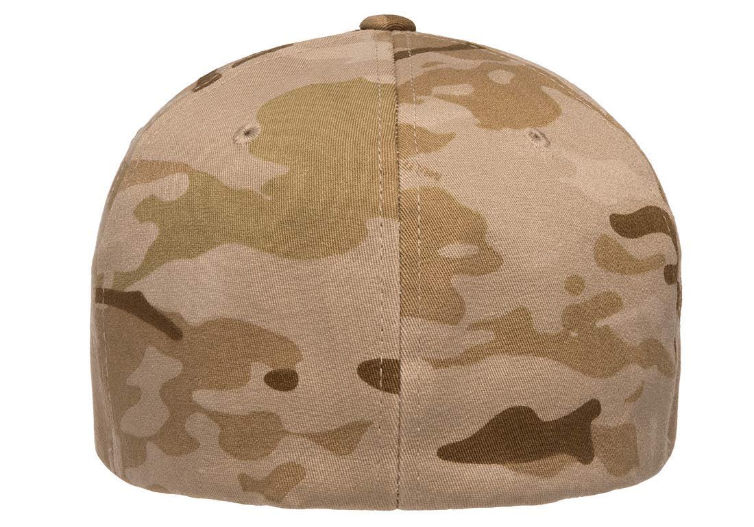 Flexfit Multicam Camo 6 Panel Baseball Cap Officially Licensed Multi-Cam Pattern (Small-Medium, Multicam Arid)