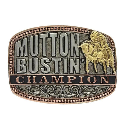Montana Silversmiths Youth Aspiring Young Cowboy Rodeo Champion Western Attitude Belt Buckle