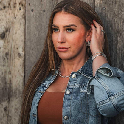 Montana Silversmiths Western Lifestyle Hoop Lever/Latch Earrings