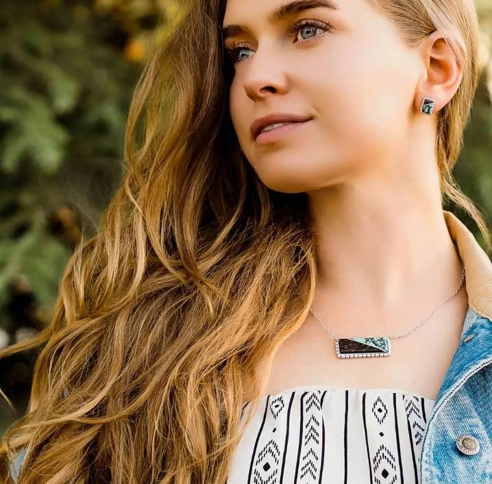 Montana Silversmiths Western Lifestyle Crafted Turquoise Jewelry Set