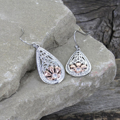 Montana Silversmiths Gates of the Mountains Wildflowers Earrings - ER3941