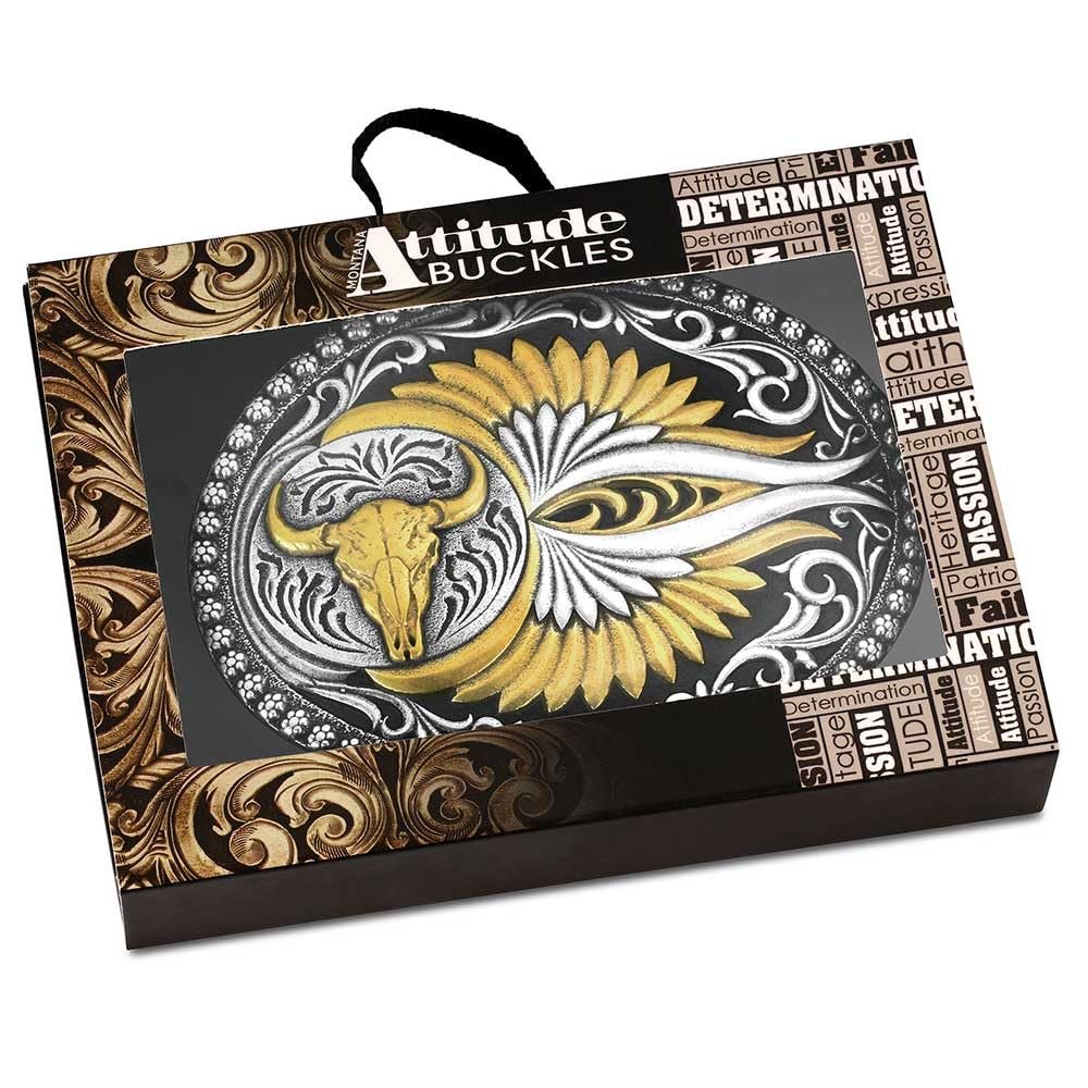 Montana Silversmiths Southwest Series Attitude Western Belt Buckle