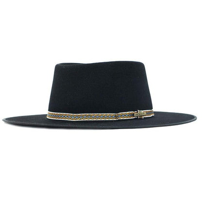 Stetson Men's Yancy Crushable Wool Hatband Outdoor Western Cowboy Hat - Black