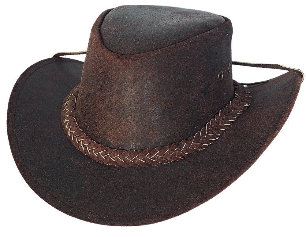 Montecarlo Bullhide Hats Cedar Groove LEATHER Western Cowboy Hat (Medium)