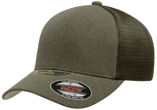 Flexfit Melange Unipanel Trucker Cap