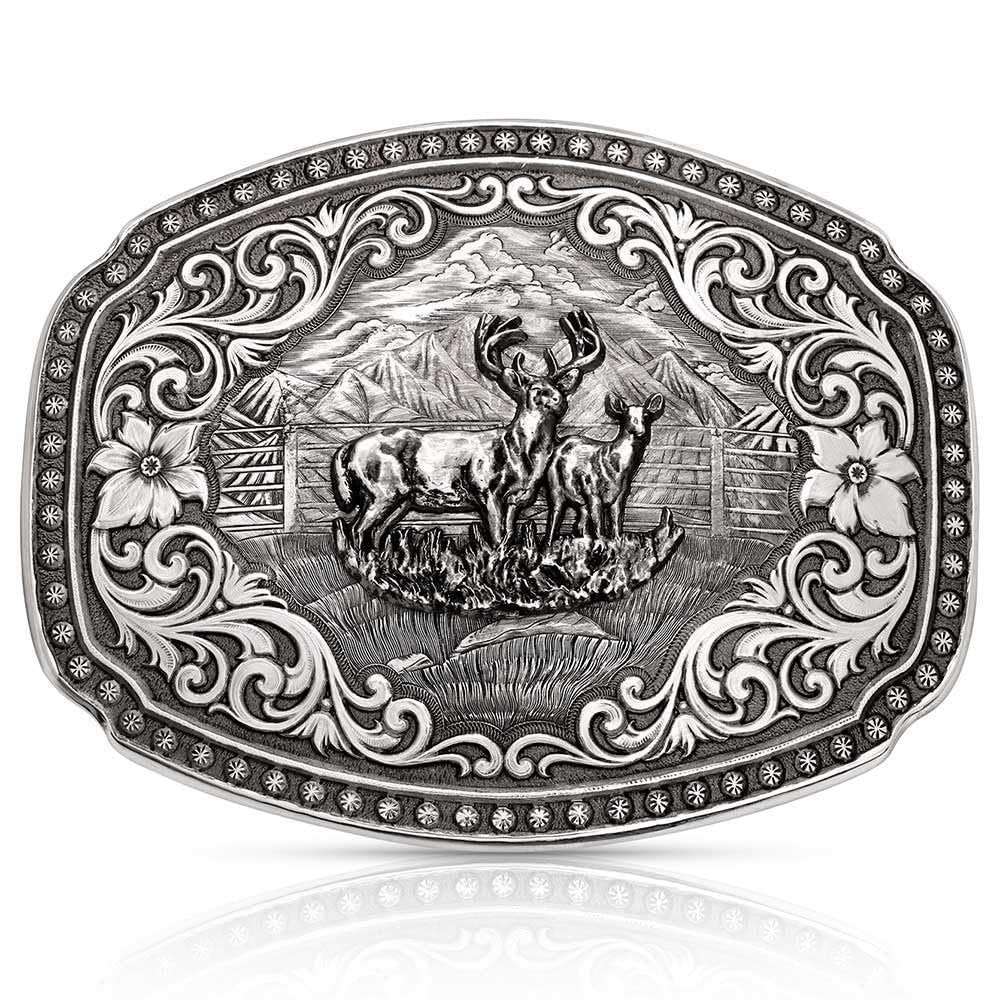 Montana Silversmiths Western Lifestyle Wildlife Series Made in the USA Belt Buckle