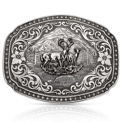 Montana Silversmiths Western Lifestyle Wildlife Series Made in the USA Belt Buckle