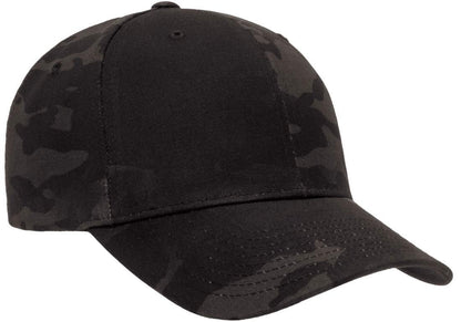 Flexfit Multicam Camo 6 Panel Baseball Cap Officially Licensed Multi-Cam Pattern (Large-X-Large, Multicam Black)