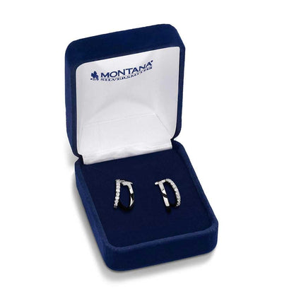 Montana Silversmiths Western Lifestyle Hoop Lever/Latch Earrings