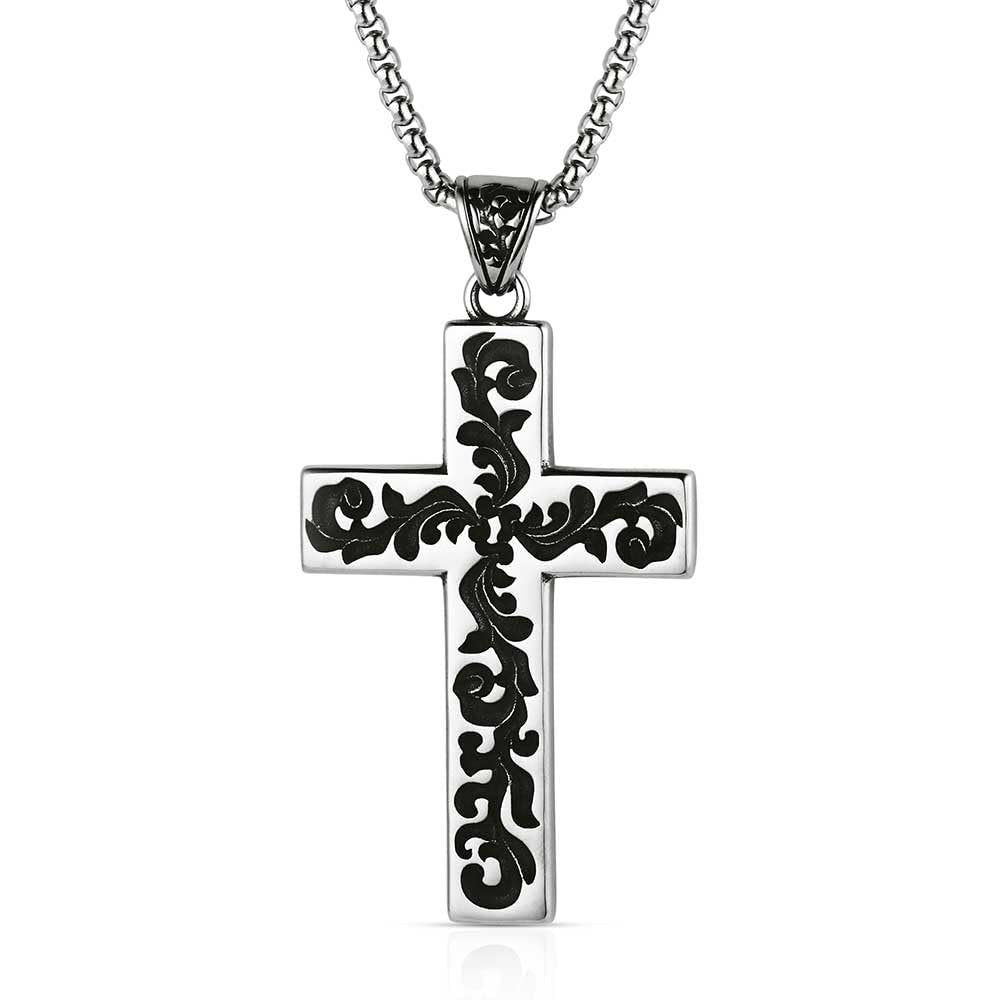 Montana Silversmiths Western Lifestyle Men's Cross Necklace