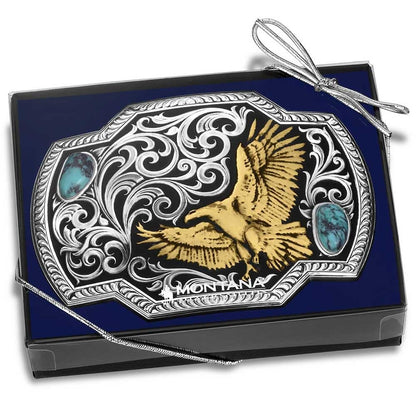 Montana Silversmiths Western Lifestyle Wildlife Series Made in the USA Belt Buckle