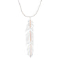 Montana Silversmiths Western Lifestyle Feather Necklace (Rose Gold Plume)