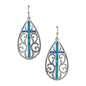 Montana Silversmiths Cross Dangle Earrings (Filigree Water Lights)