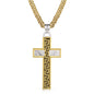 Montana Silversmiths Western Lifestyle Made in the USA Men's Christian Faith Cross Pendant Necklace