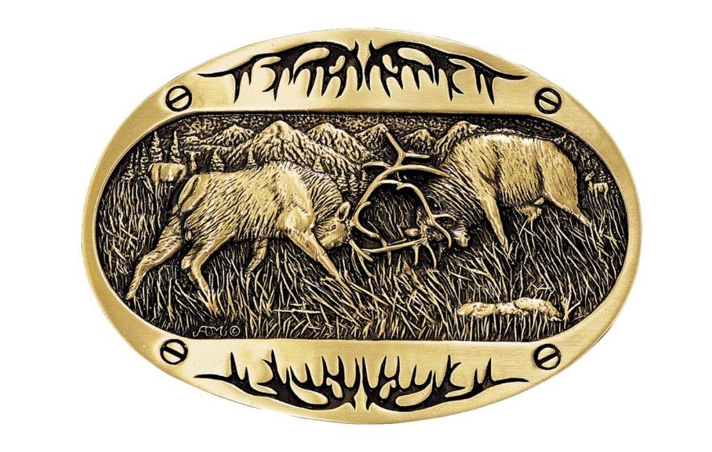 Montana Silversmiths Outdoor Wildlife Series Attitude Western Belt Buckle