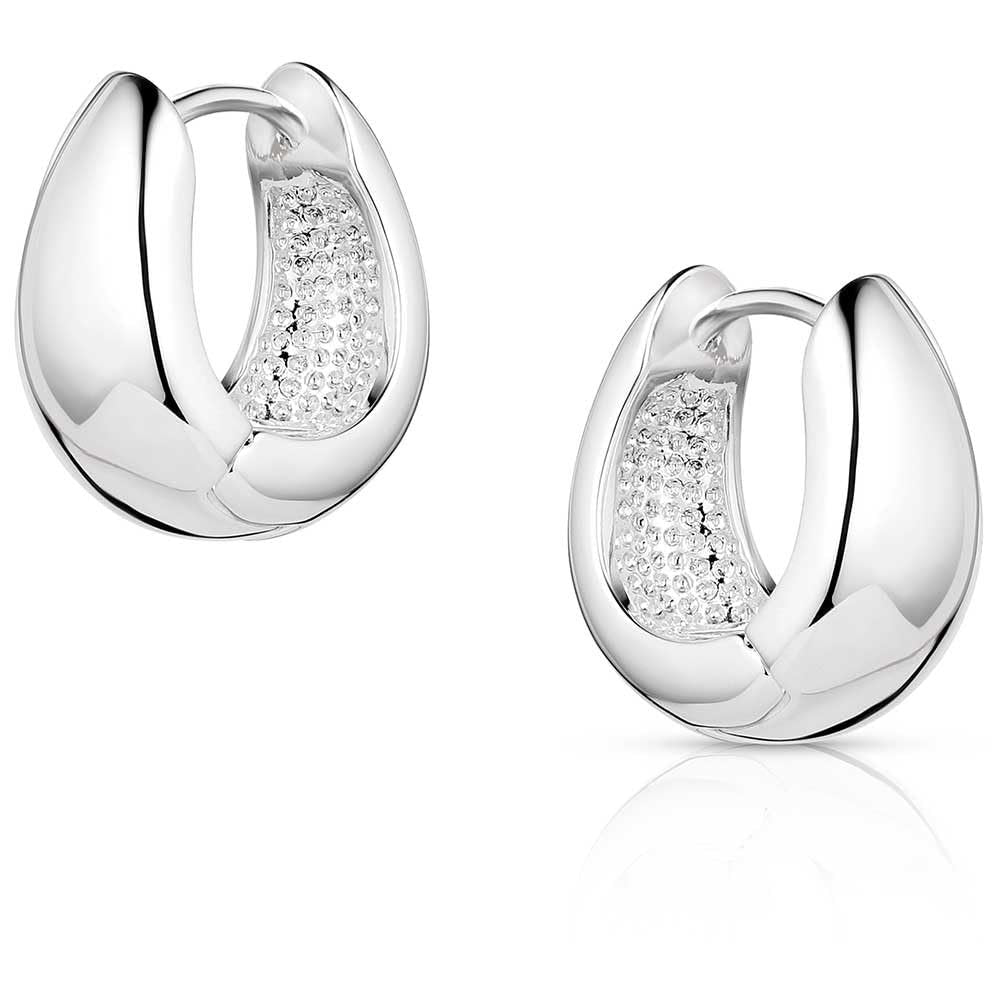 Montana Silversmiths Western Lifestyle Hoop Lever/Latch Earrings