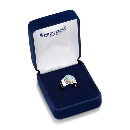 Montana Silversmiths Western Lifestyle Crafted Turquoise Wrap Ring