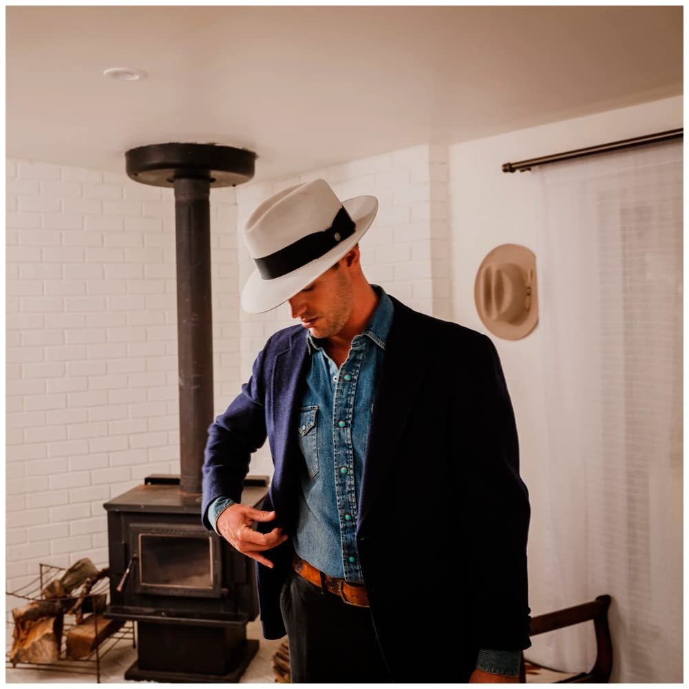 Stetson Temple Fur Felt Fedora Hat