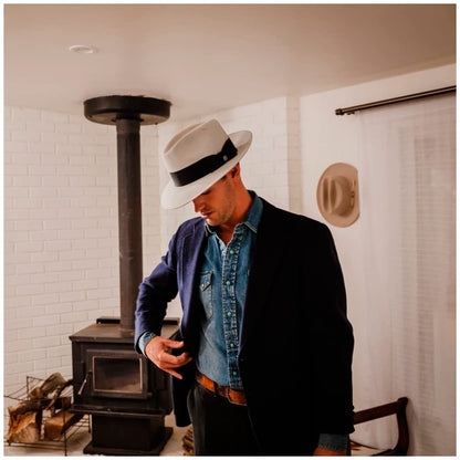 Stetson Temple Fur Felt Fedora Hat