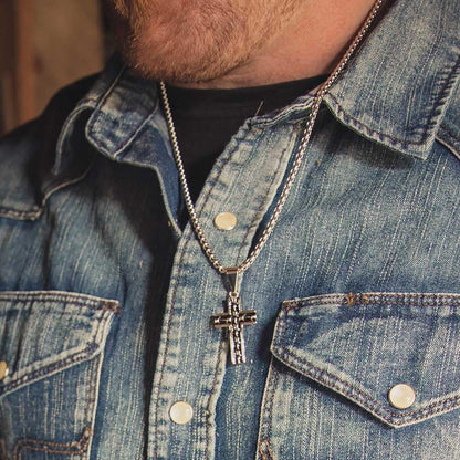 Montana Silversmiths Western Lifestyle Men's Cross Necklace