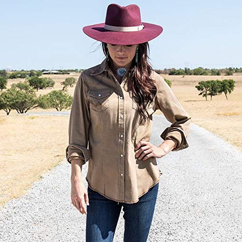 Charlie 1 Horse Women's Black Highway Fashion Hat 3 3/4in Brim