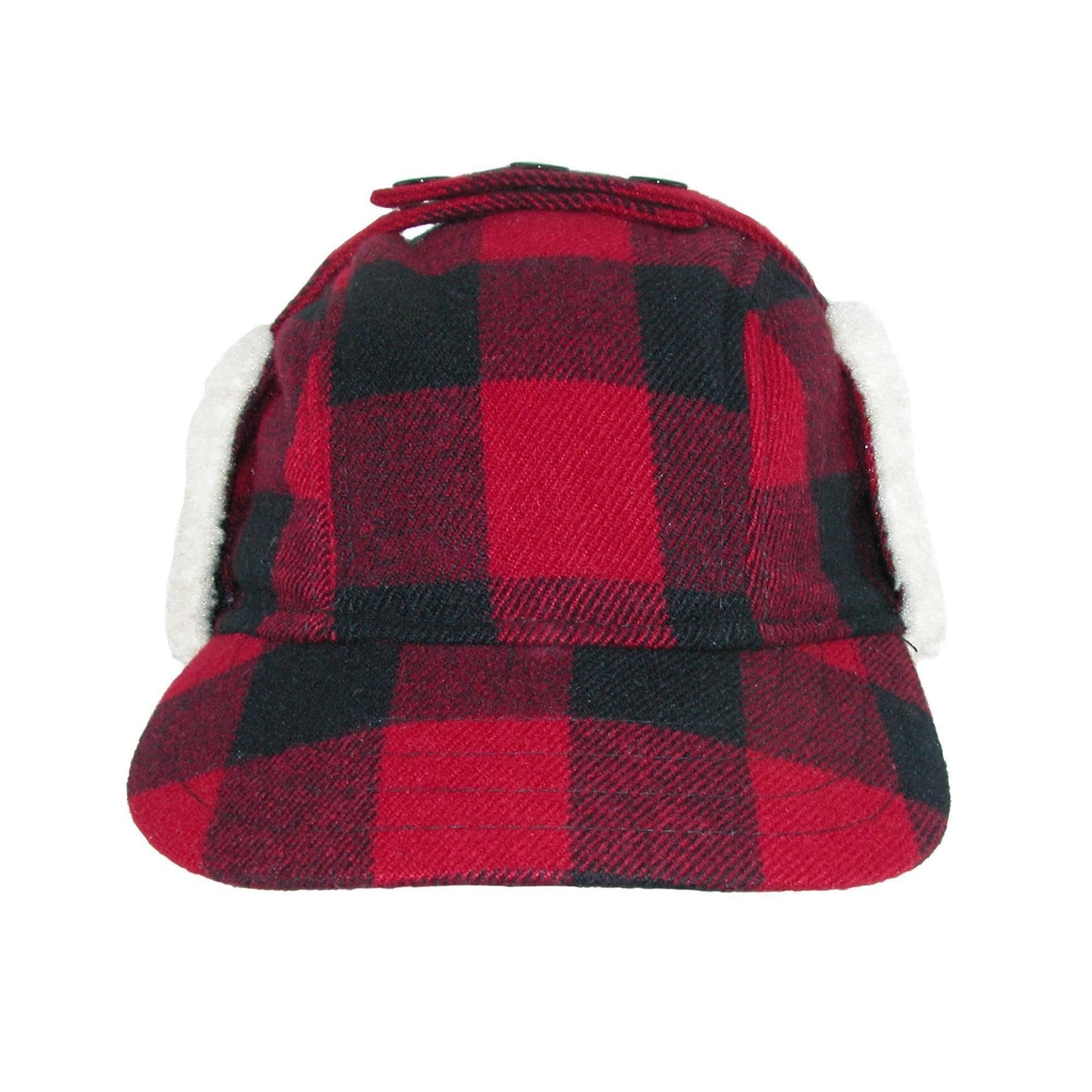 Broner Men's Wool Plaid Outdoor Cap with Sherpa Earflap