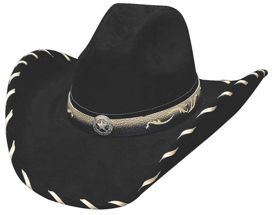 Bullhide Hats Montecarlo Straight Shooter Faux Felt Cowboy Western Hat