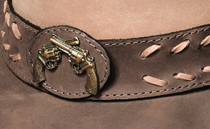 Bullhide Leather Hideout Brim 3 3/8" Cowboy Camel Hat