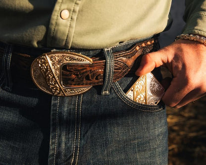 Montana Silversmiths Made in the USA Western Lifestyle Credit Card & Cash Case