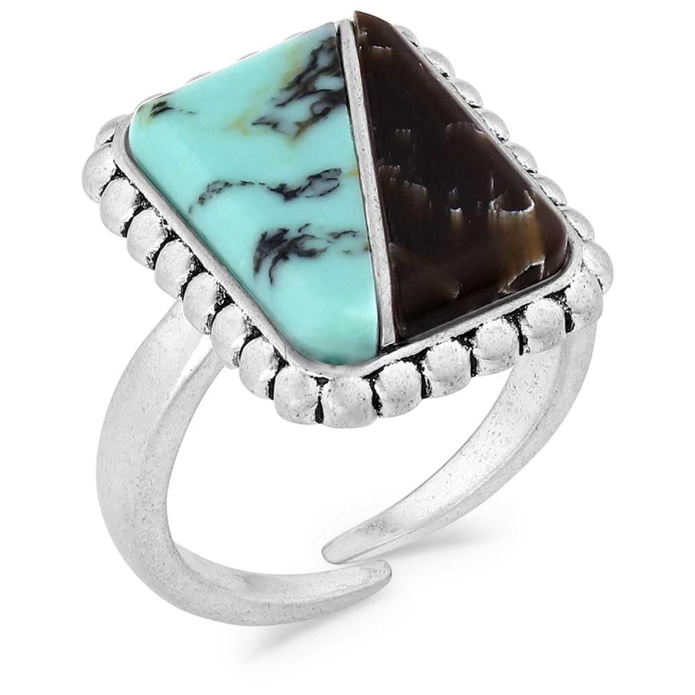 Montana Silversmiths Western Lifestyle Crafted Turquoise Wrap Ring