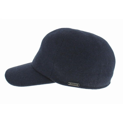 Wigens Kent 100% Cashmere Baseball Cap with Earflaps