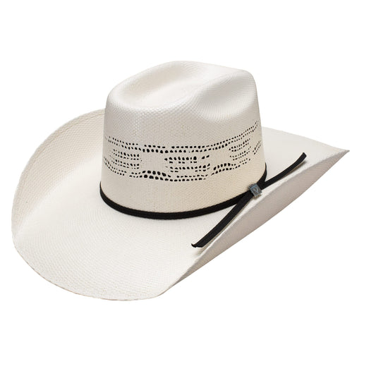 RESISTOL Boys Cody Johnson Straw Cowboy Hat Wild As You Off-White