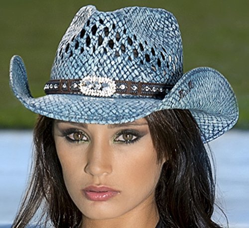 Bullhide Hats 2841 Run A Muck Collection Wild and Blue Blue Cowboy Hat