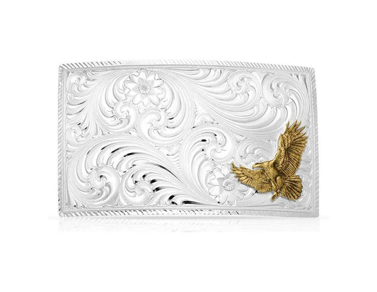 Montana Silversmiths Work Hard American Made Belt Buckle - AM21000