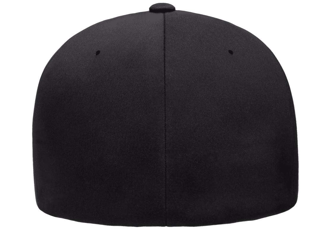Flexfit Men's Delta Seamless Cap, Black, XXL